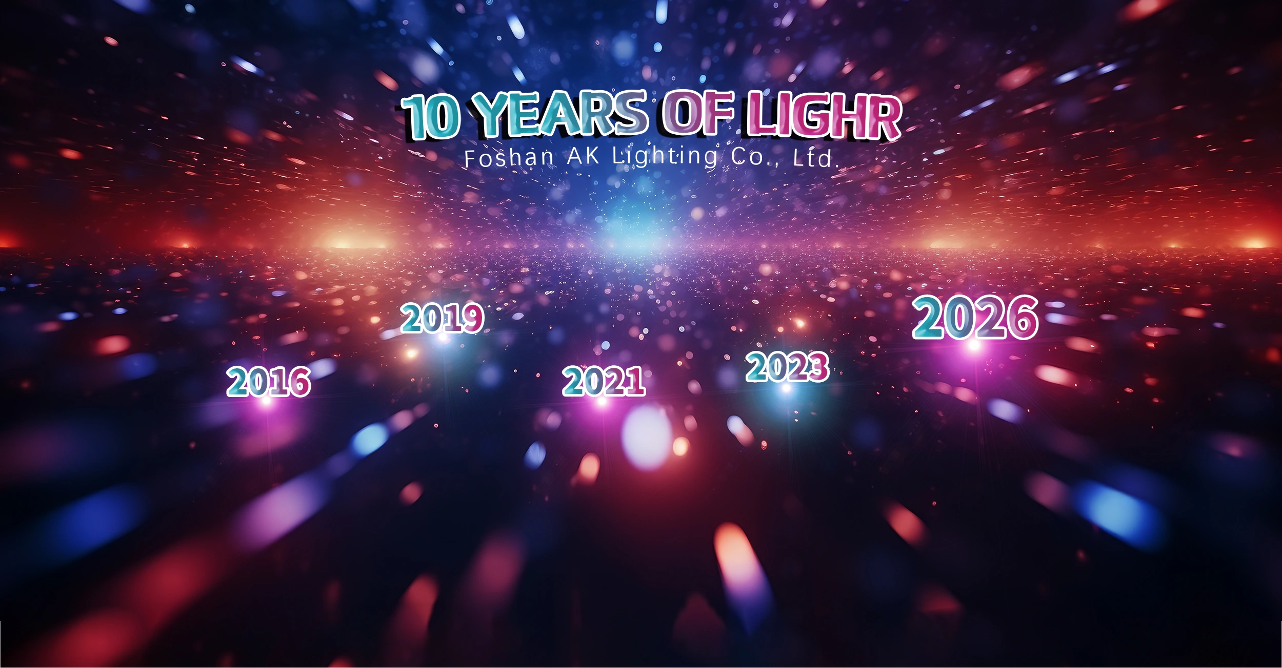 Fornitore di luci da palcoscenico a LED in Cina dal 2016
